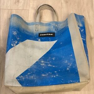 Freitag Blue and Gray Men's Tote Bag